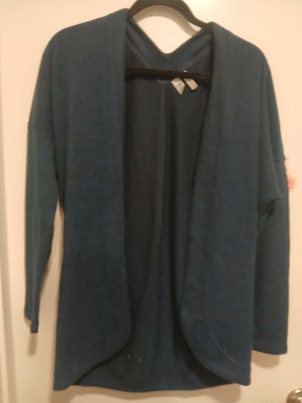 ZELLA Cozy Open-Front Blue Women's Cardigan Sweater